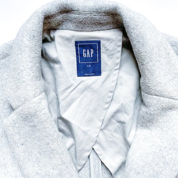 Gap Gray Belted Blazer Jacket | Women’s Large - Picture 2 of 4